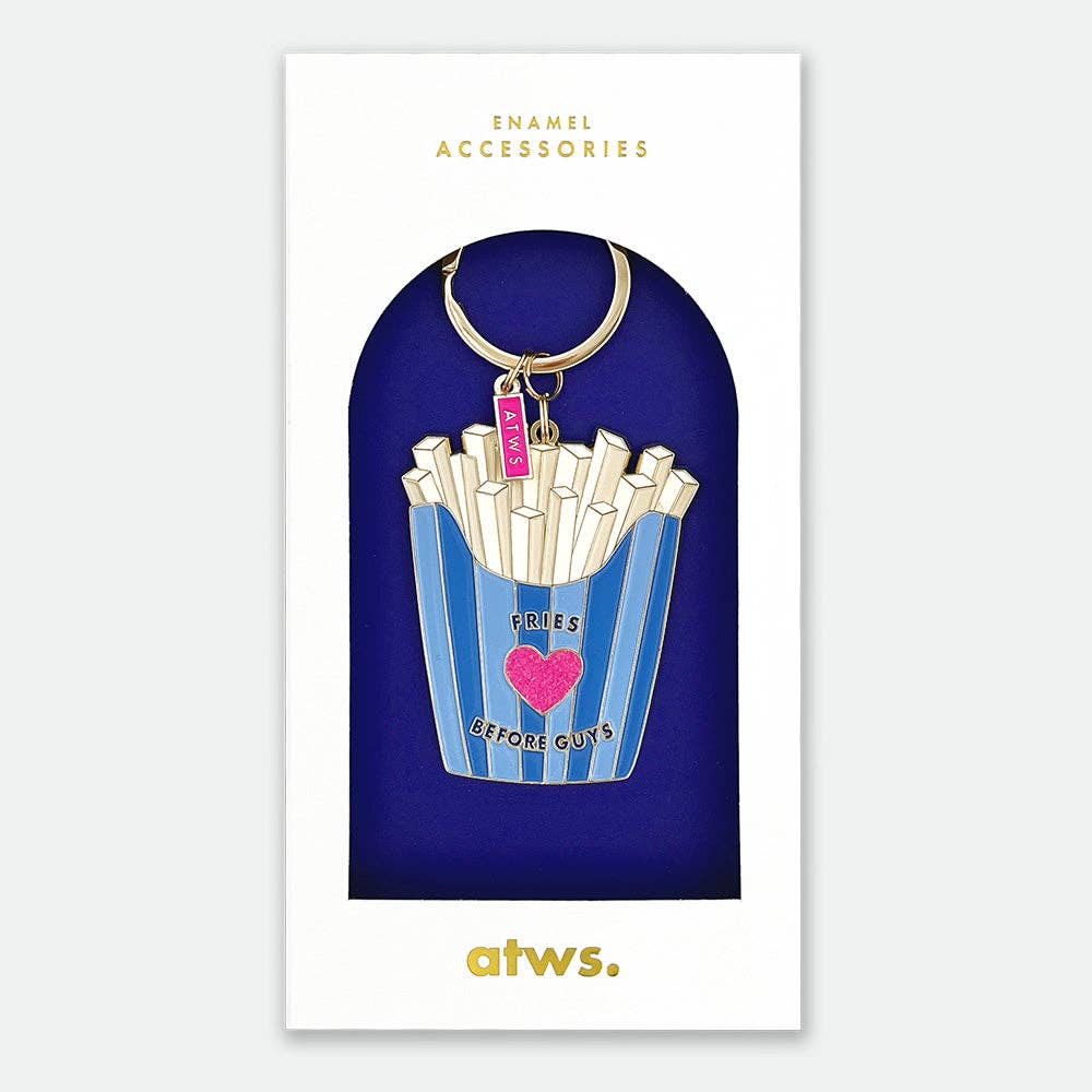 Frites avant les mecs - Porte-clés