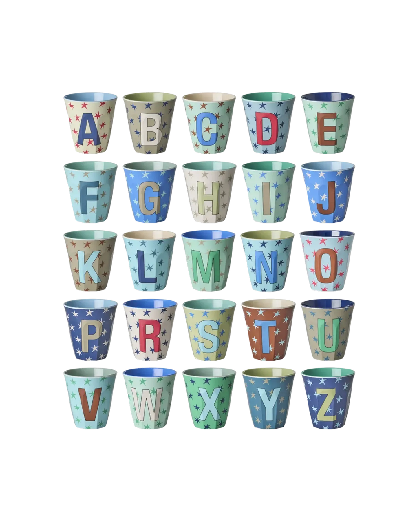Gobelet en mélamine I Alphabet (ETOILE)