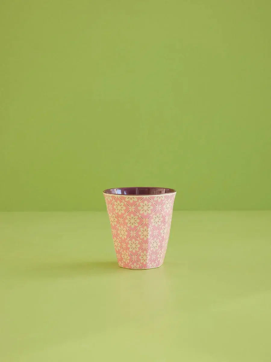 Gobelet en mélamine I Graphic Flower Print