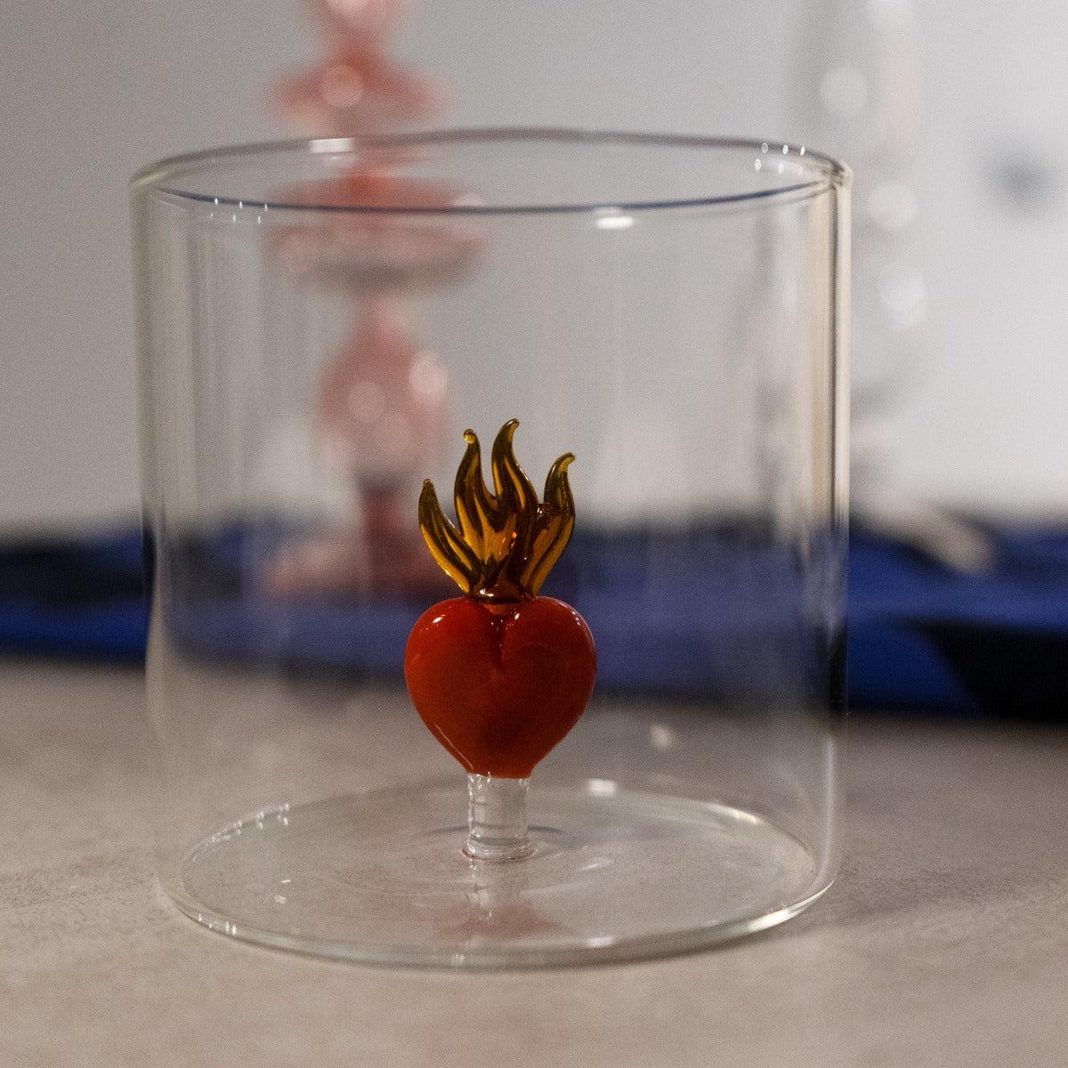 Gobelet en verre I Coeur sacré - Image 2