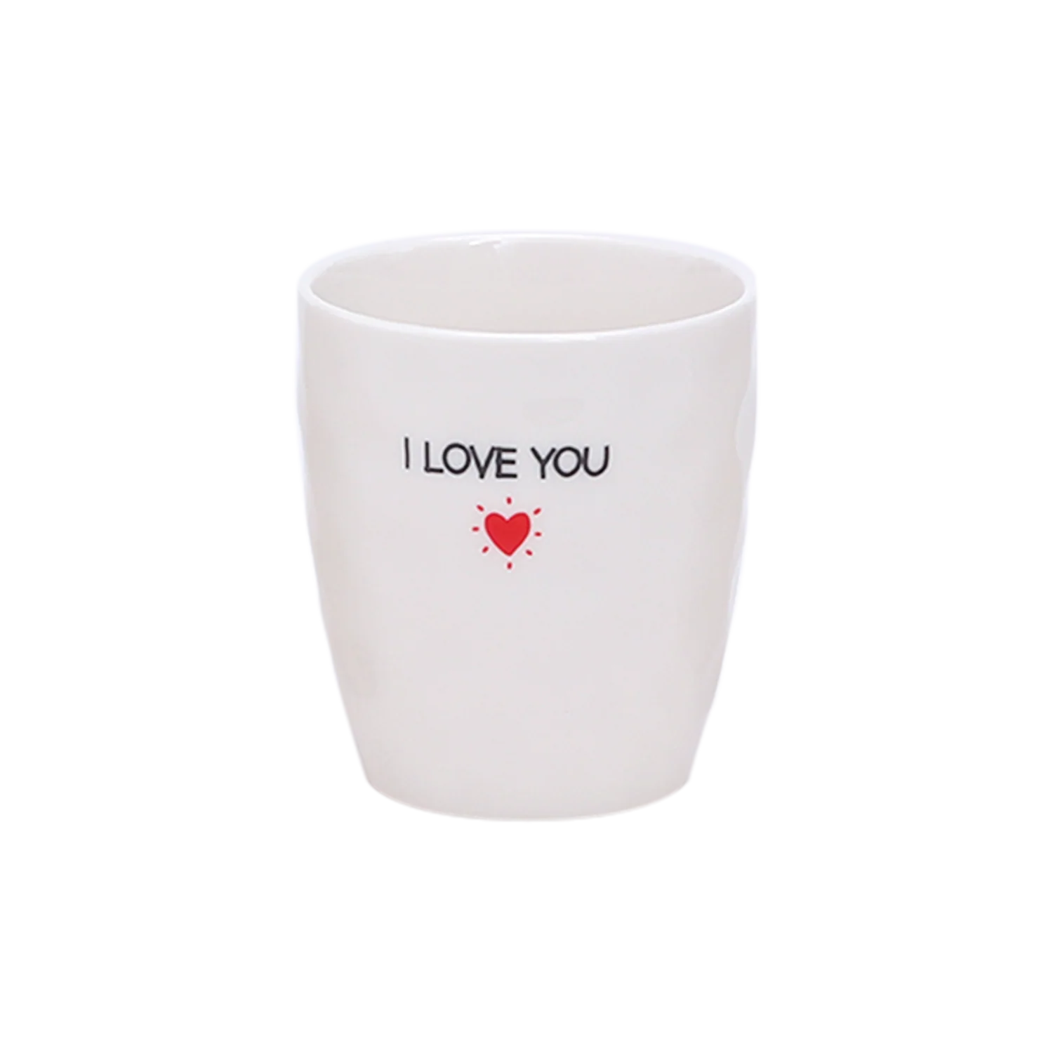 Gobelet message I love you D7,3 H8,2cm