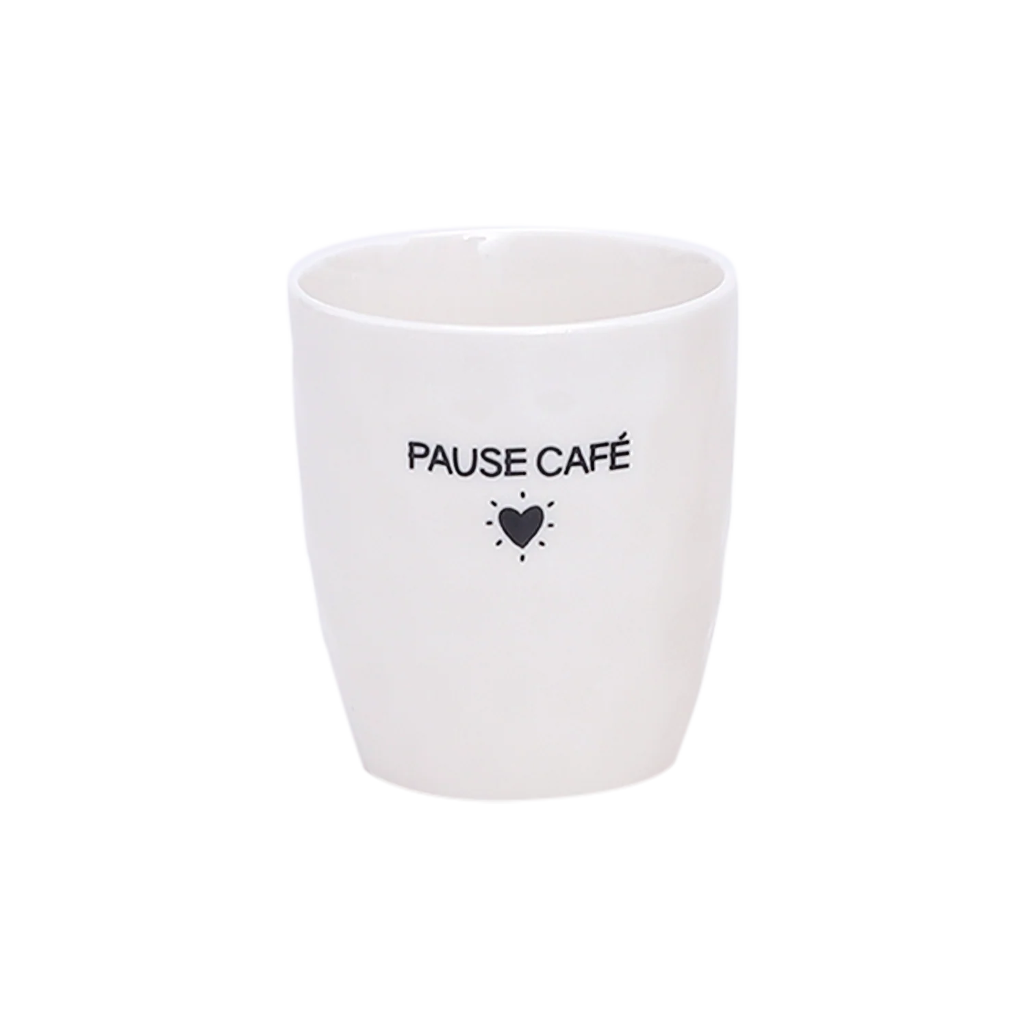 Gobelet message pause café D7,3 H8,2cm