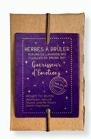 HERBES A BRULER GUERISSEUR D'EMOTIONS SAUGE ET LAVANDIN