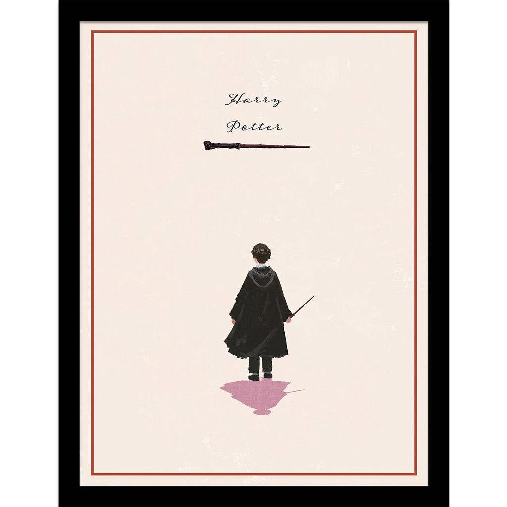 Impression murale Harry Potter Looking Forward (Harry Alone): Impression encadrée 30 x 40 cm