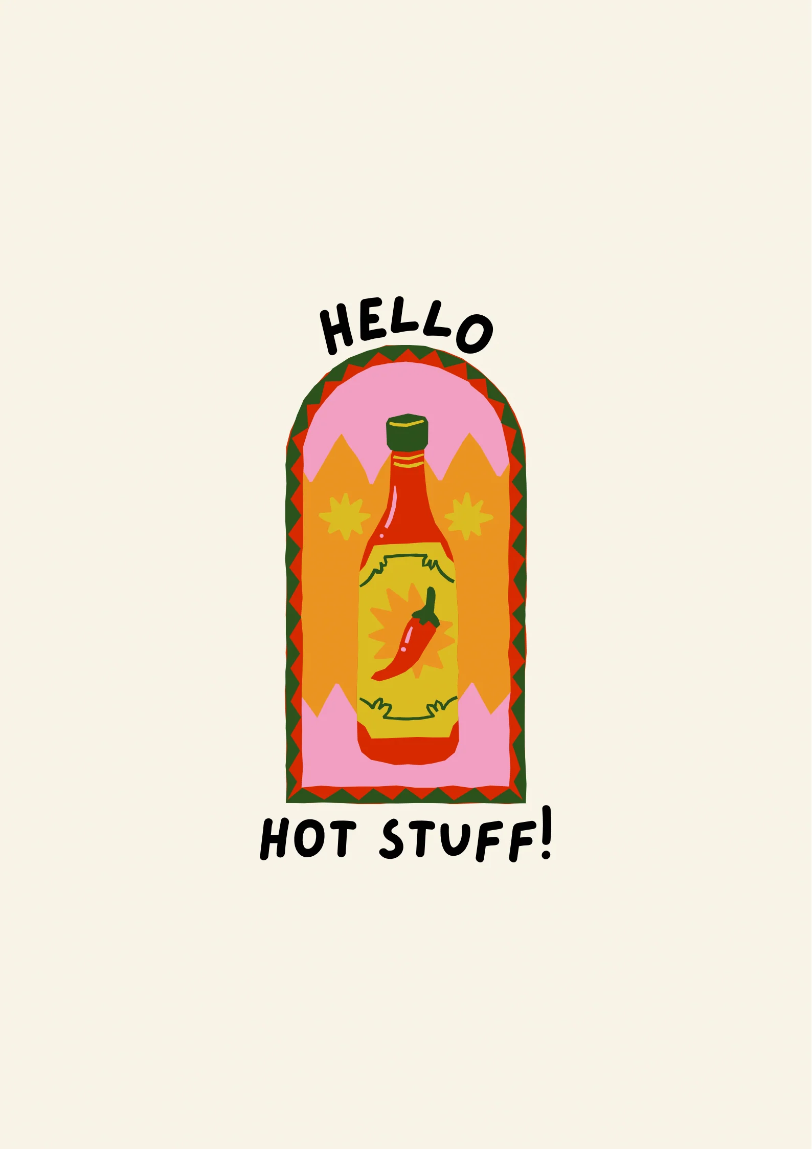 Imprimer Hello Hot Stuff: A4 - Image 2