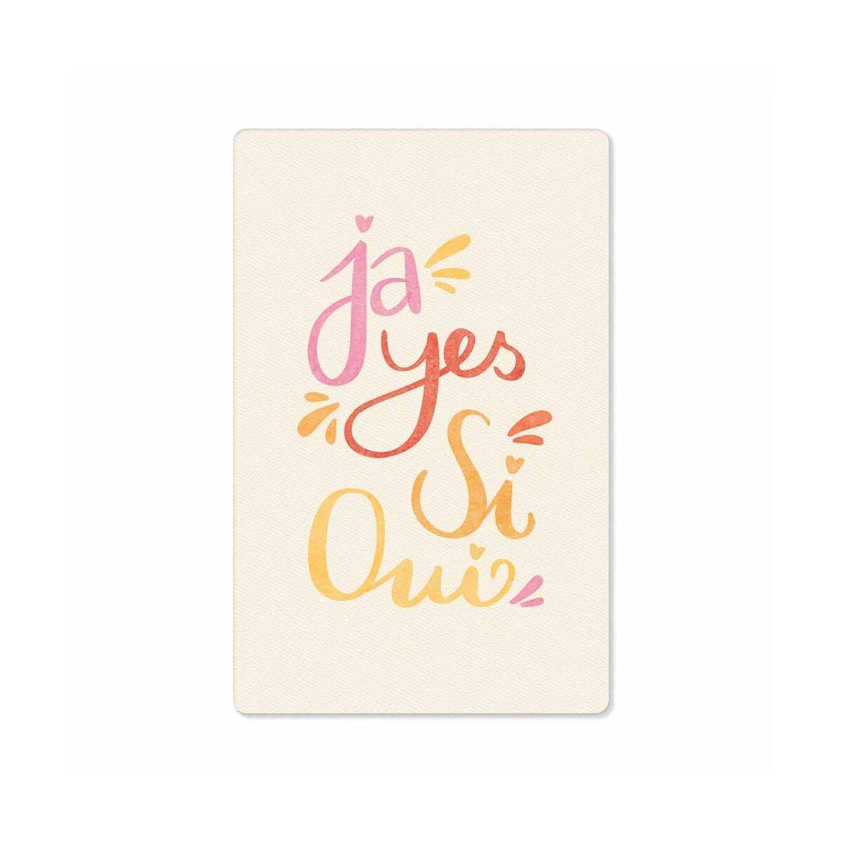 ja yes si oui