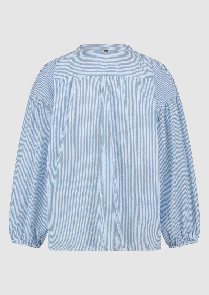 JENNA BLOUSE - Fresh water stripe - Image 2