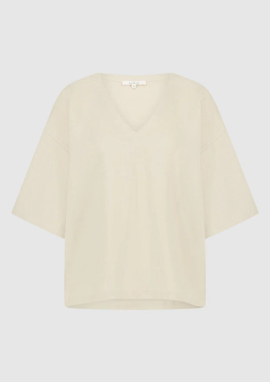 JOY TOP - Deep linen