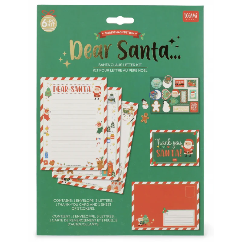 KIT POUR LETTRE AU PÈRE NOËL - SANTA CLAUS LETTER KIT - Image 2