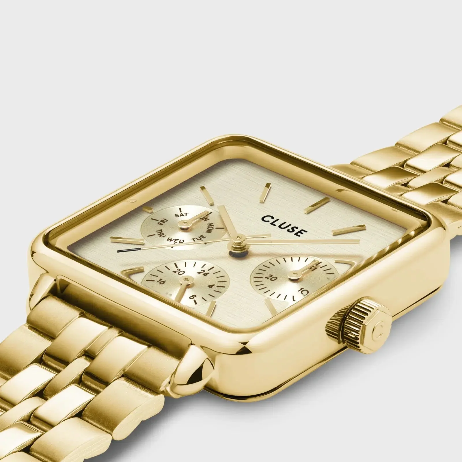 La Tétragone Multifunction Watch Steel, Full Gold Colour - Image 2