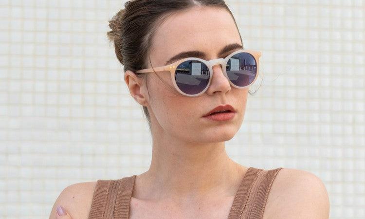 Lunettes de soleil : Charly rose marbre - Image 3