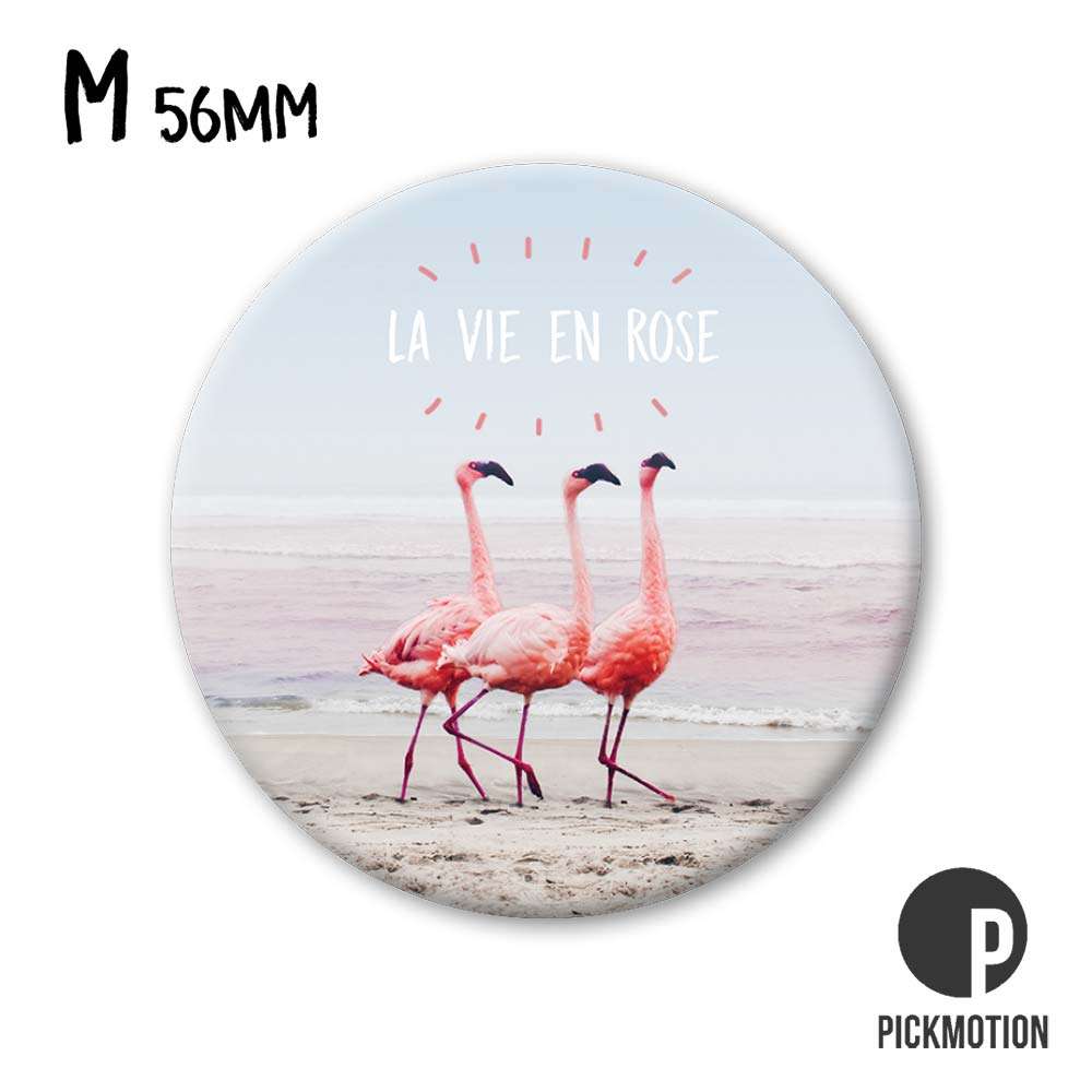 Magnet taille M - La vie en rose