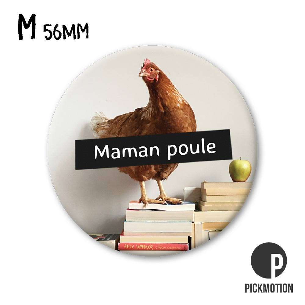 Magnet taille M - Maman poule