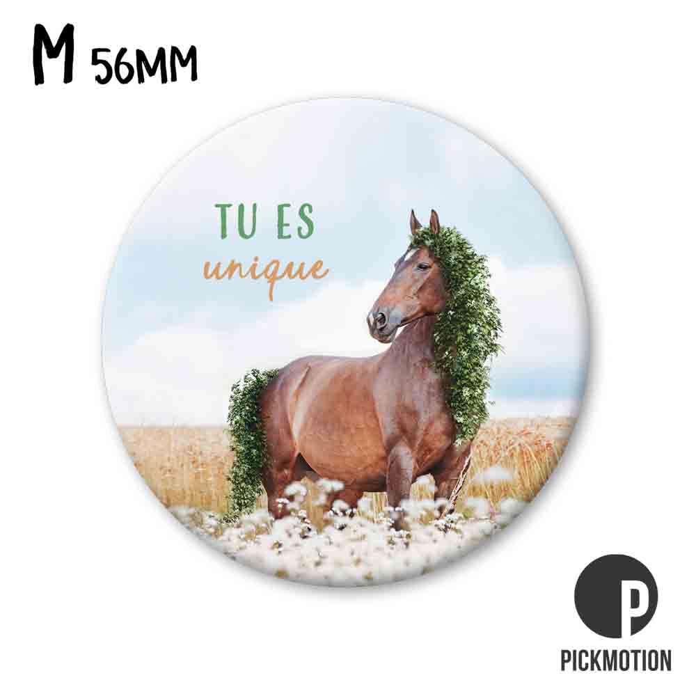 Magnet taille M - Tu es unique horse
