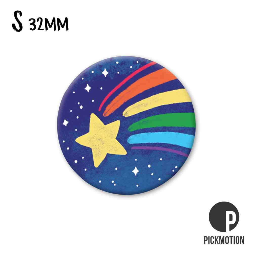 shooting star rainbow
