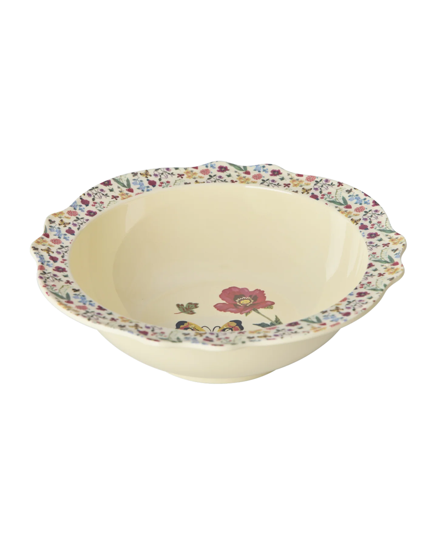 Melamine Vintage Bowl with Nathalie Lété Print - Large