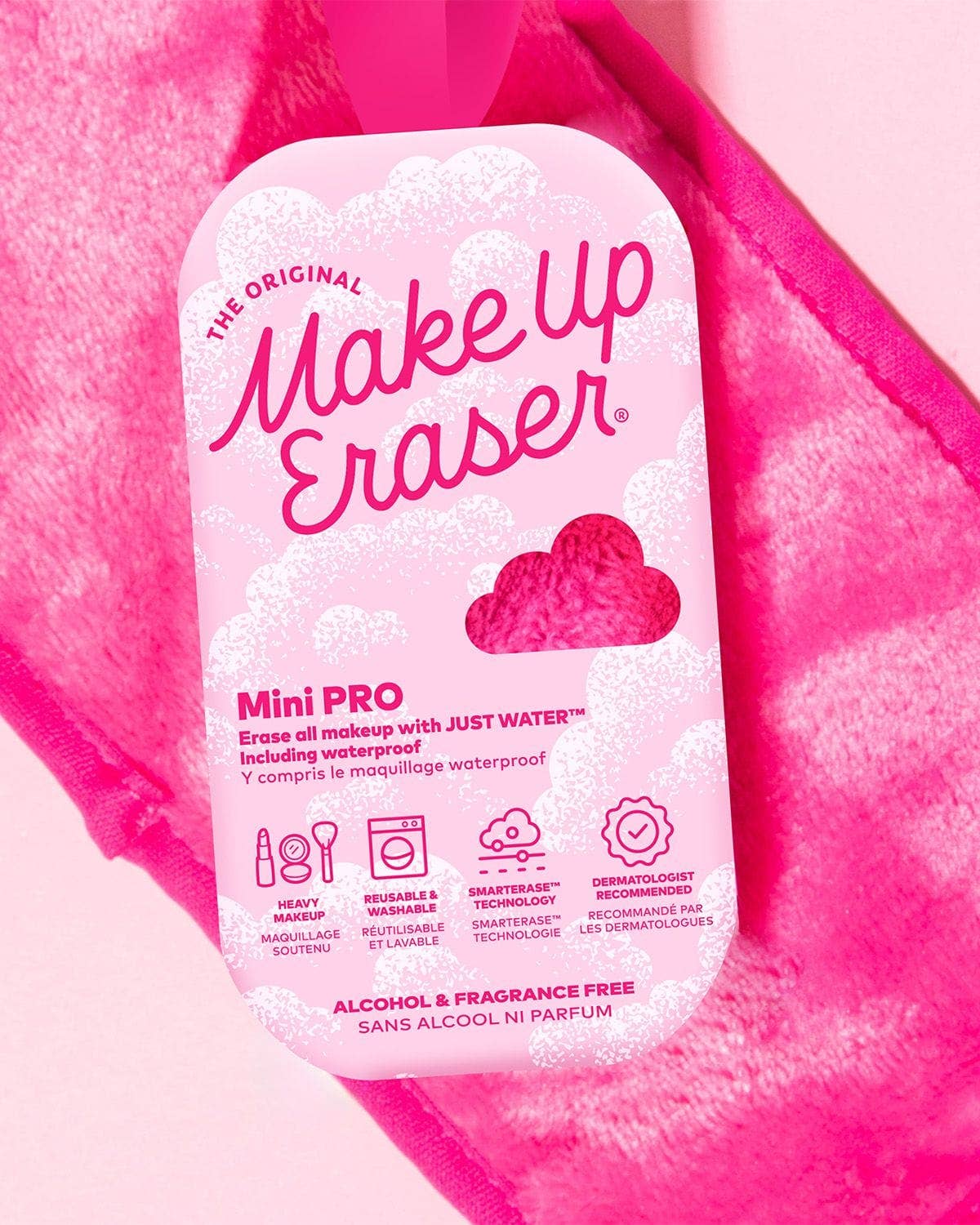 Mini gomme à maquillage PRO rose - Image 4