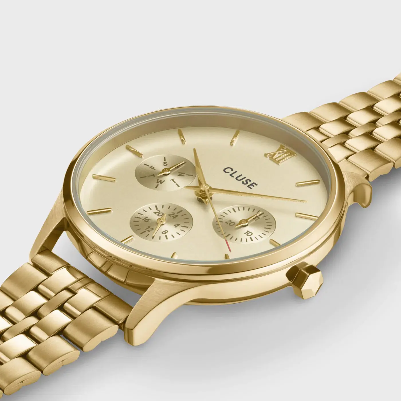 Minuit Multifunction Watch Steel, Full Gold colour - Image 5