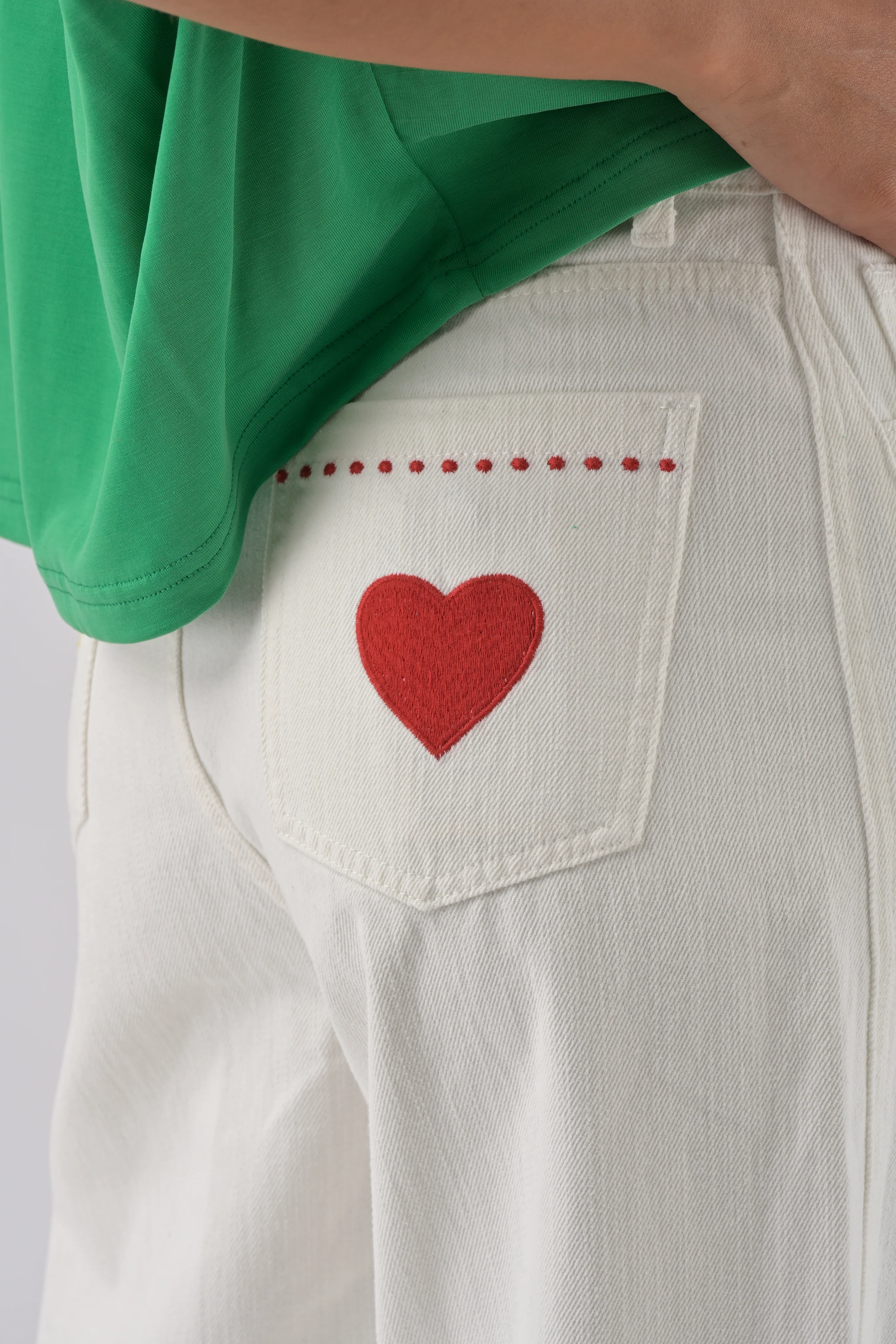 PANTALON VINCIANE ECRU - Image 2