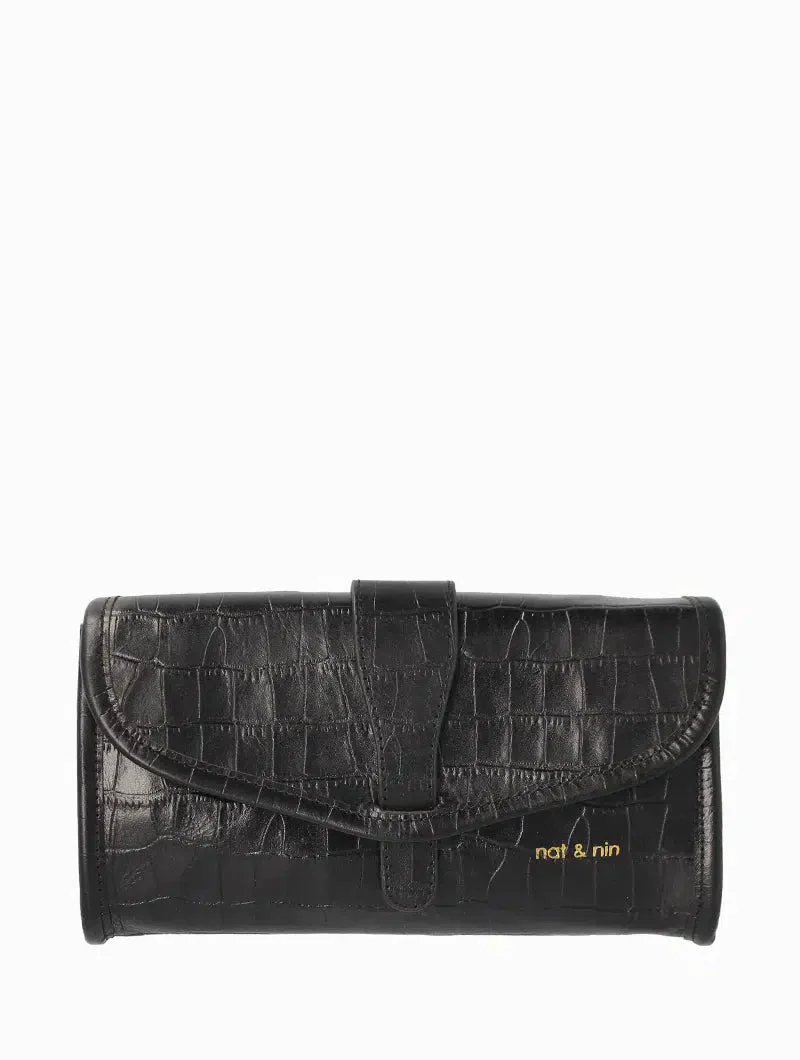 Nat & Nin I Patty I Croco Noir
