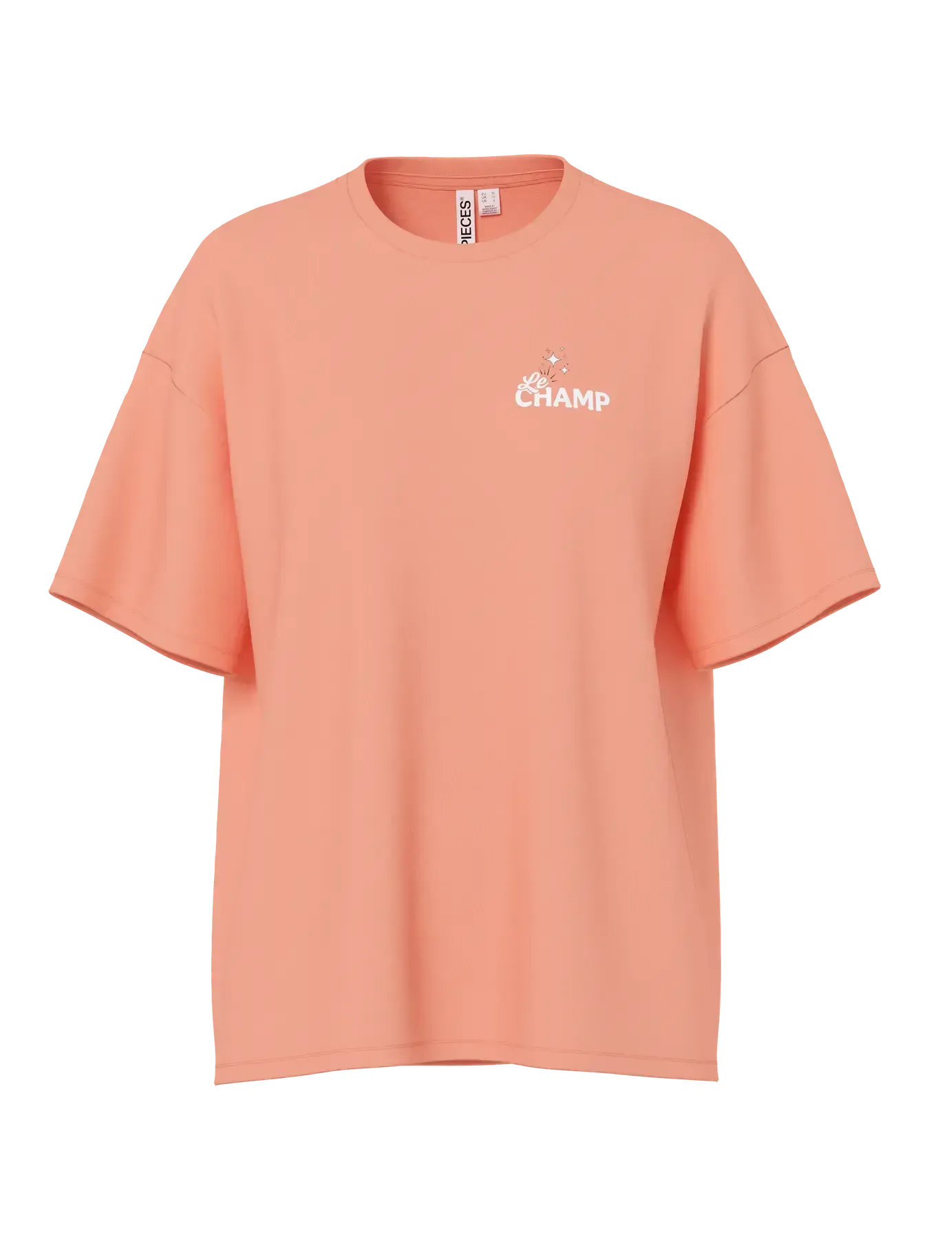 PCGRINK SS PRINTED T-SHIRT JRS BC I Peach Pink Champange option - Image 2