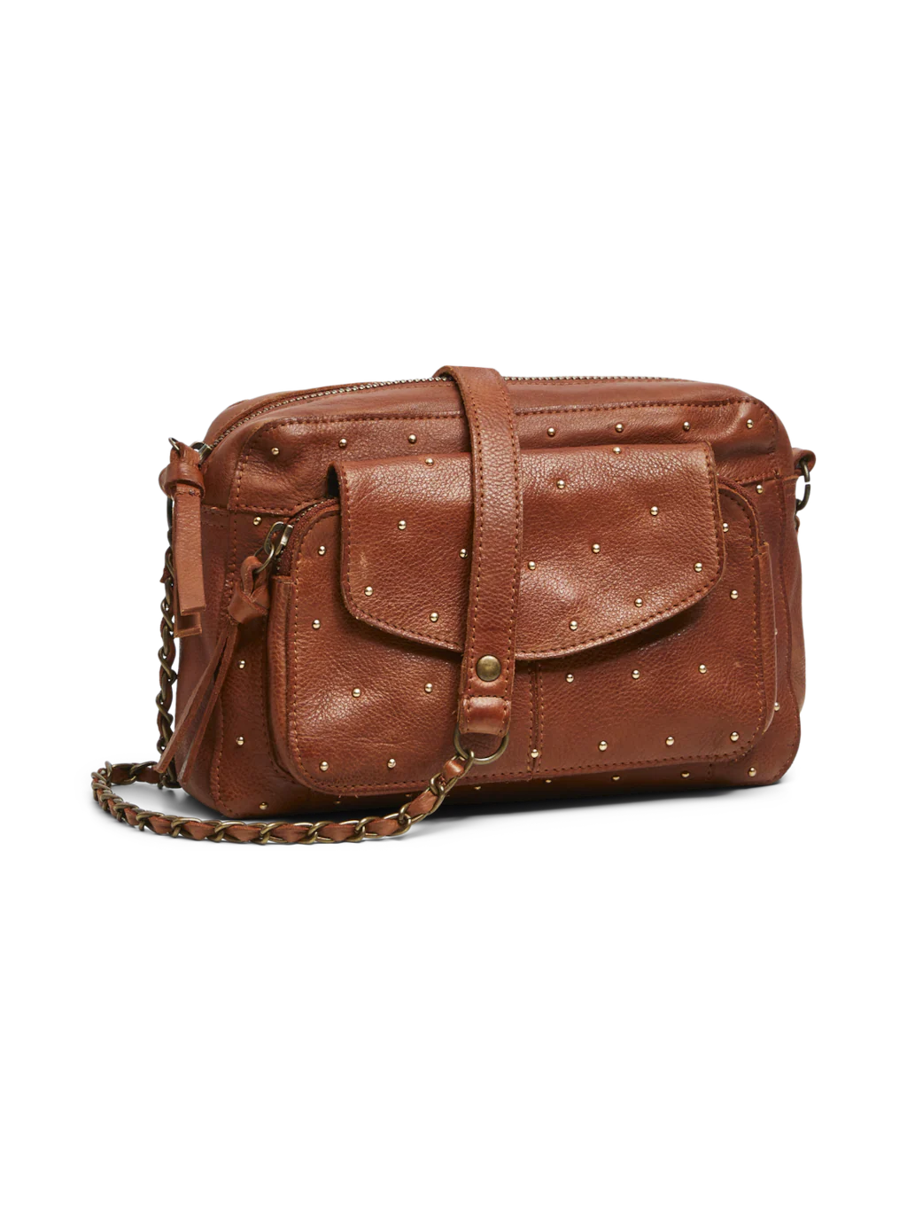 PCNAINA STUD LEATHER CROSS BODY FC