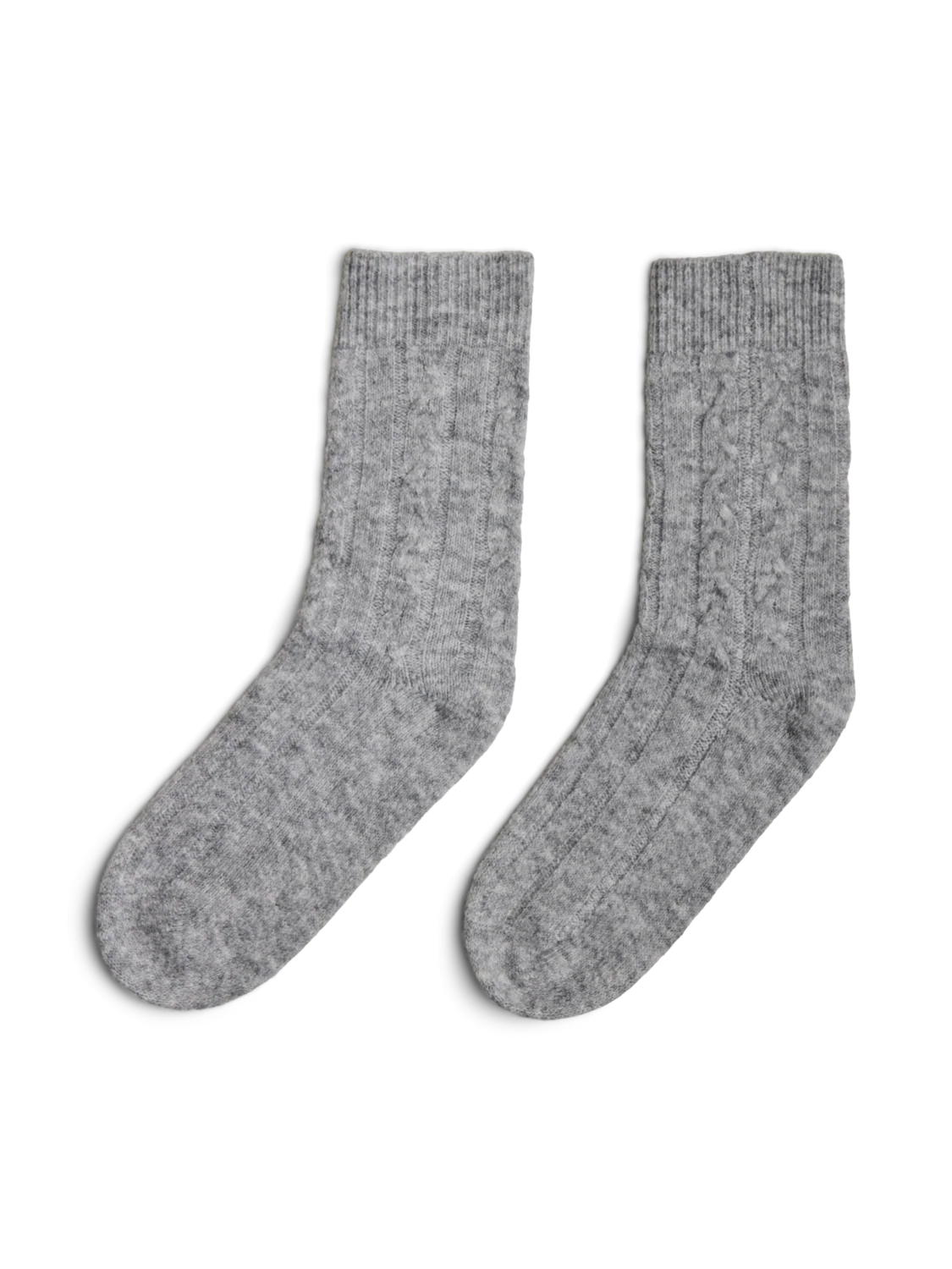 PCNONNA SOCKS Medium Grey Melange