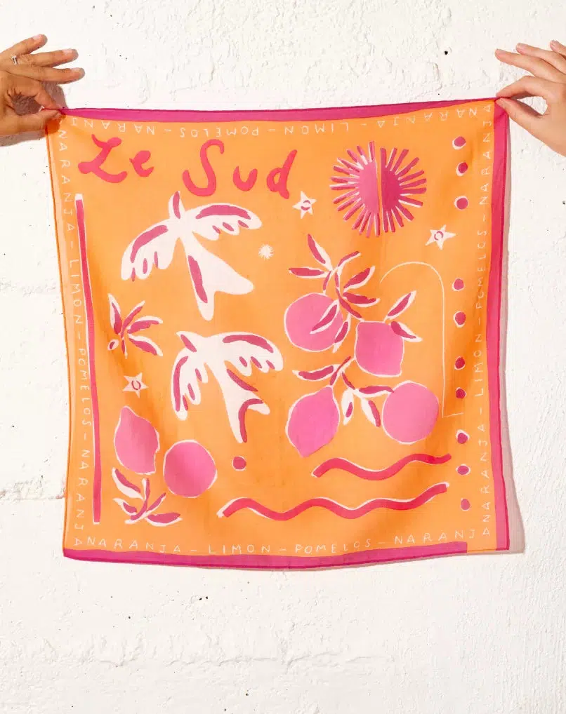 Petit foulard I Le Sud Orange