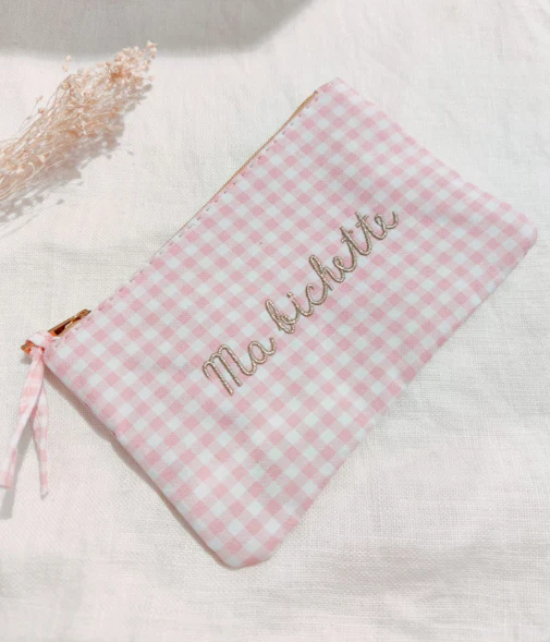 Pochette I Ma bichette I Rose