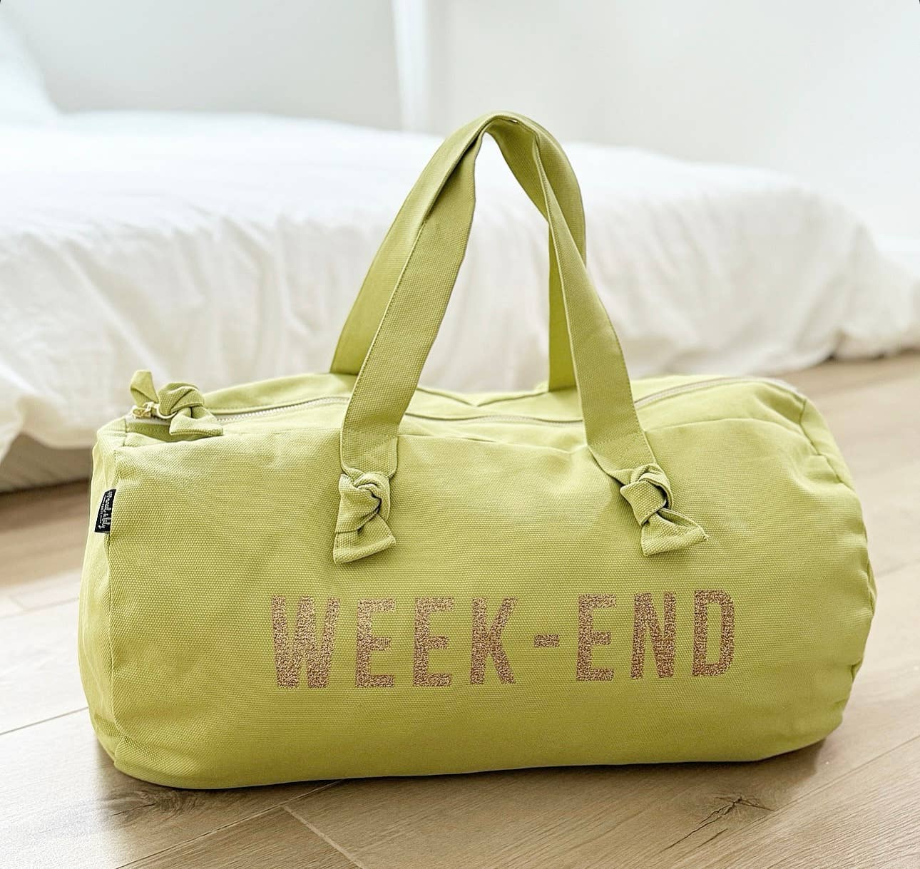 Polochon "Week End" Coloris Pistache - Image 2
