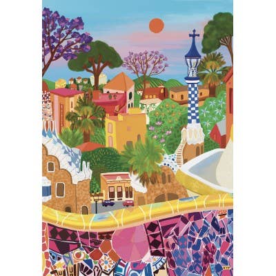Puzzle 1000 Pièces - Park Güell # - Image 2