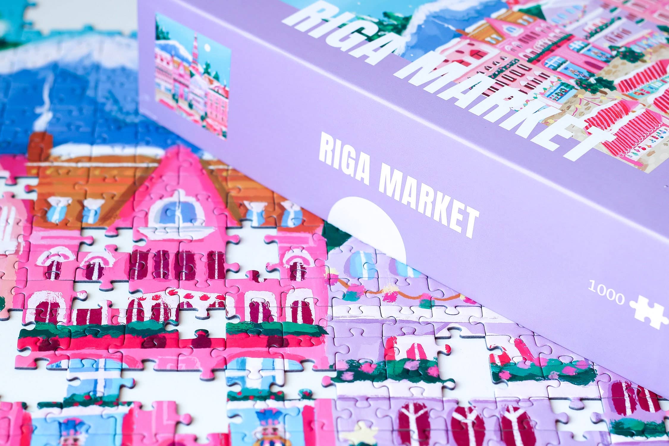 Puzzle du marché de Riga, 1000 pièces - Image 4