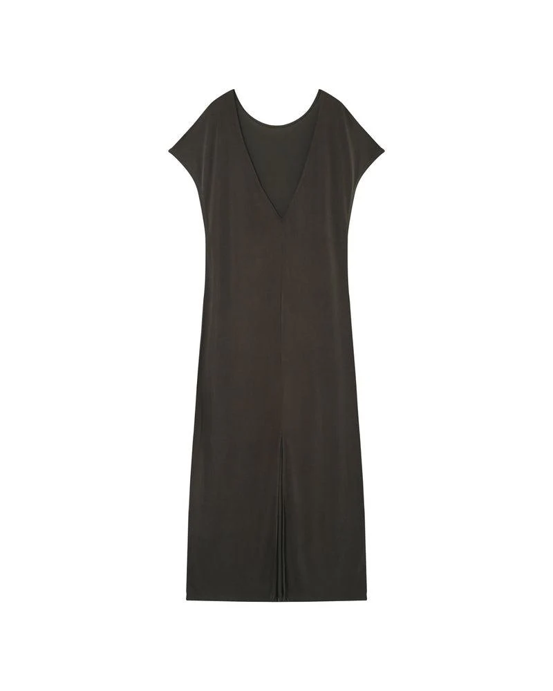 ROBE MI-LONGUE PEACE KAKI - Image 2