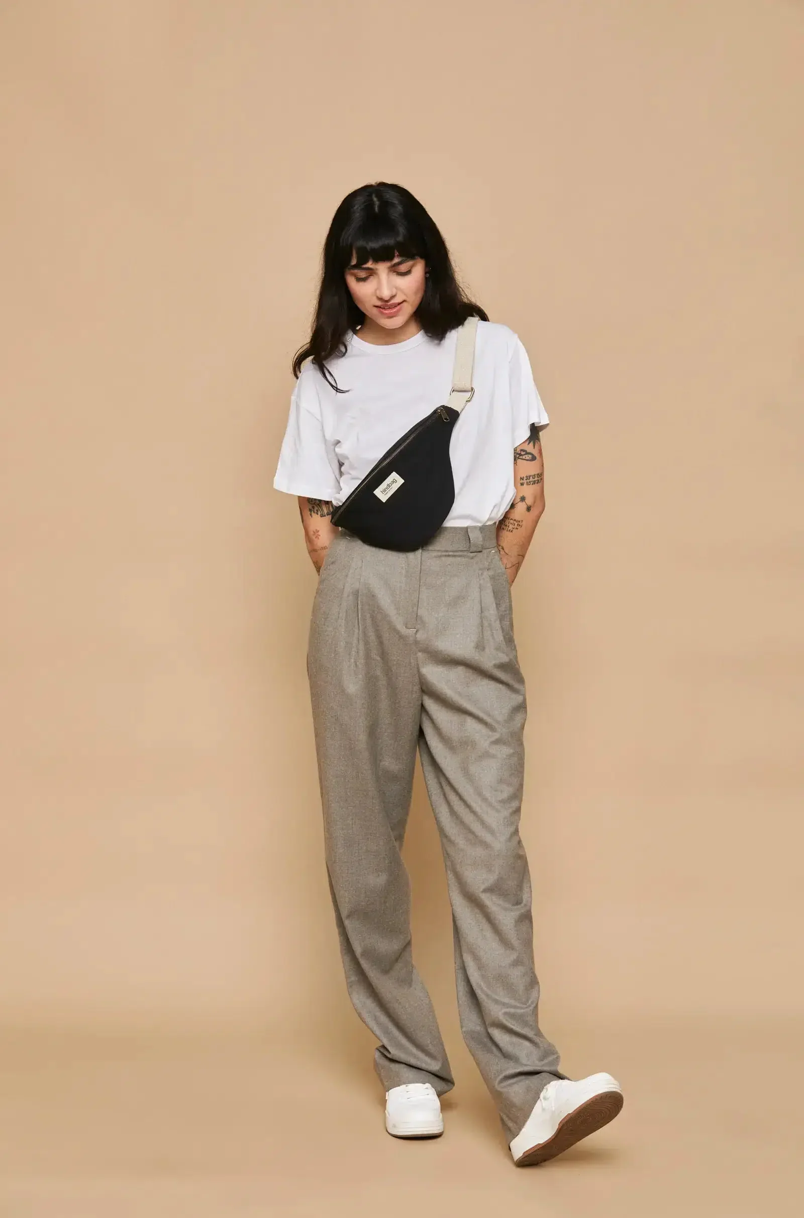 Sac banane Olivia - Denim gris - Image 10