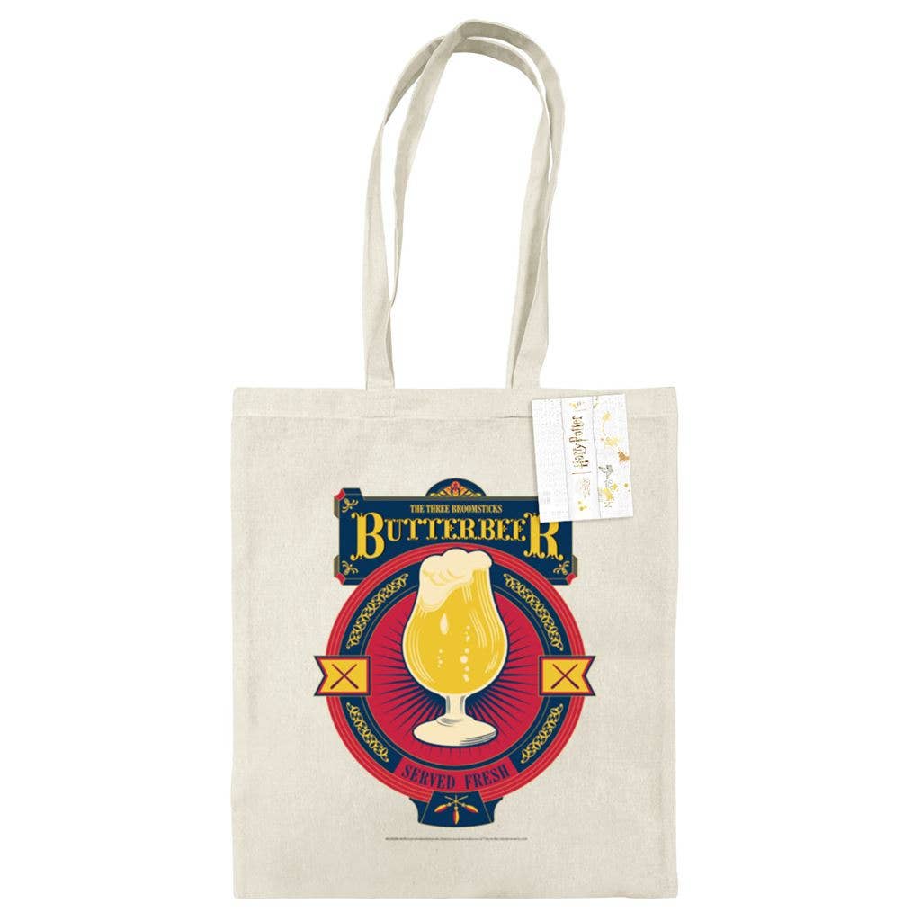SAC FOURRE-TOUT NATUREL HARRY POTTER (CRÈME À LA BIÈRE AU BEURRE)