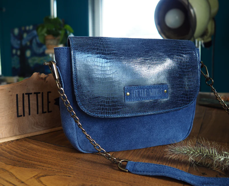 Sac Romy - Bleu Lézard