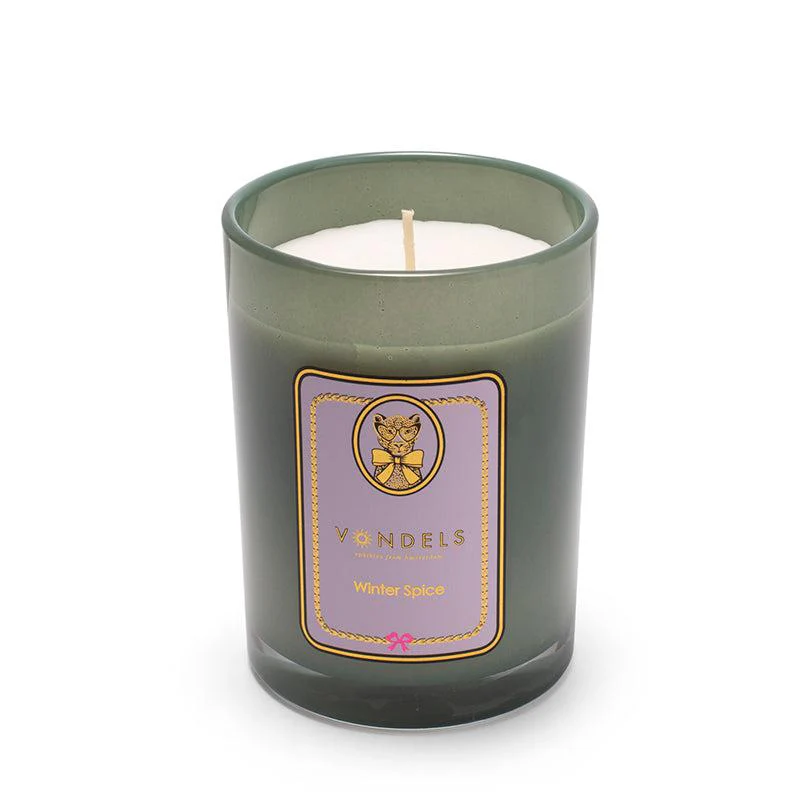 Scented candle XMAS Winter Spice green 250gr - Image 2