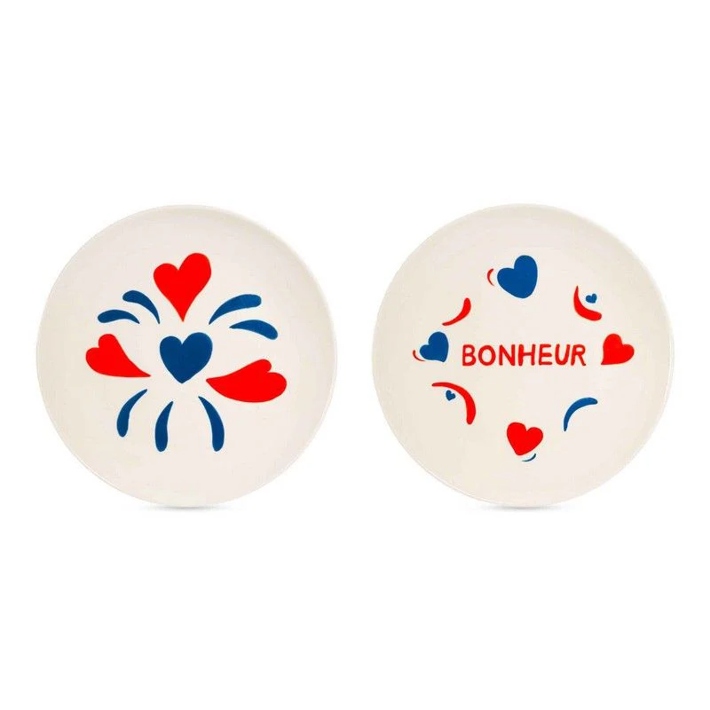 Set 2 assiettes I Bonheur
