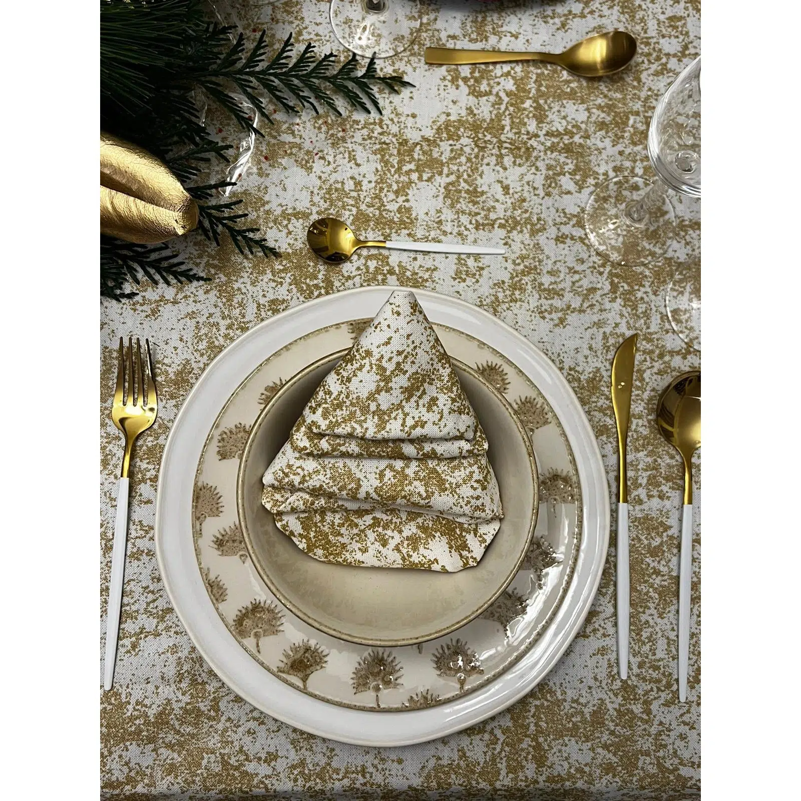Set de deux serviettes de table - Noël