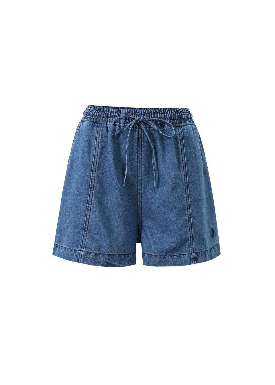 Short PHANELIE Bleu jean