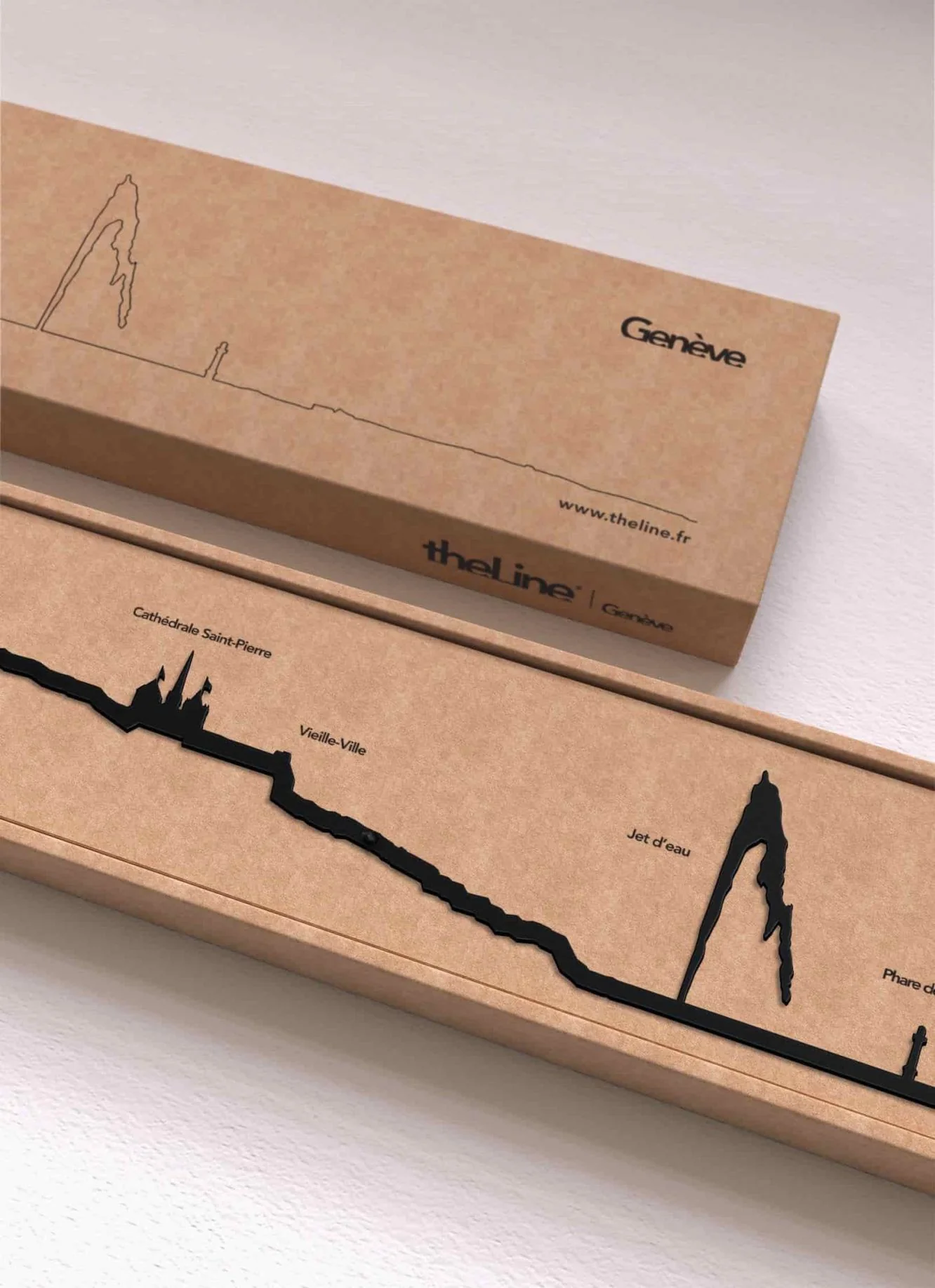 Skyline de Genève - Black (50cm) - Image 3