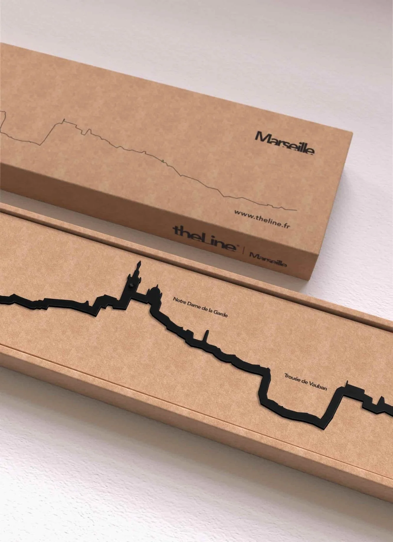 Skyline de Marseille - Black (50cm) - Image 3