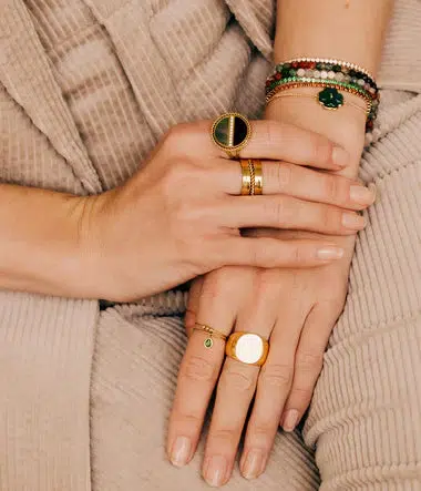 Bague Carole - Blanc - Image 2