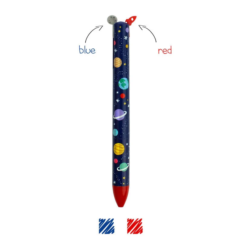 STYLO À BILLE 2 COULEURS - CLICK&CLACK_KIT_12PCS - ROBOT