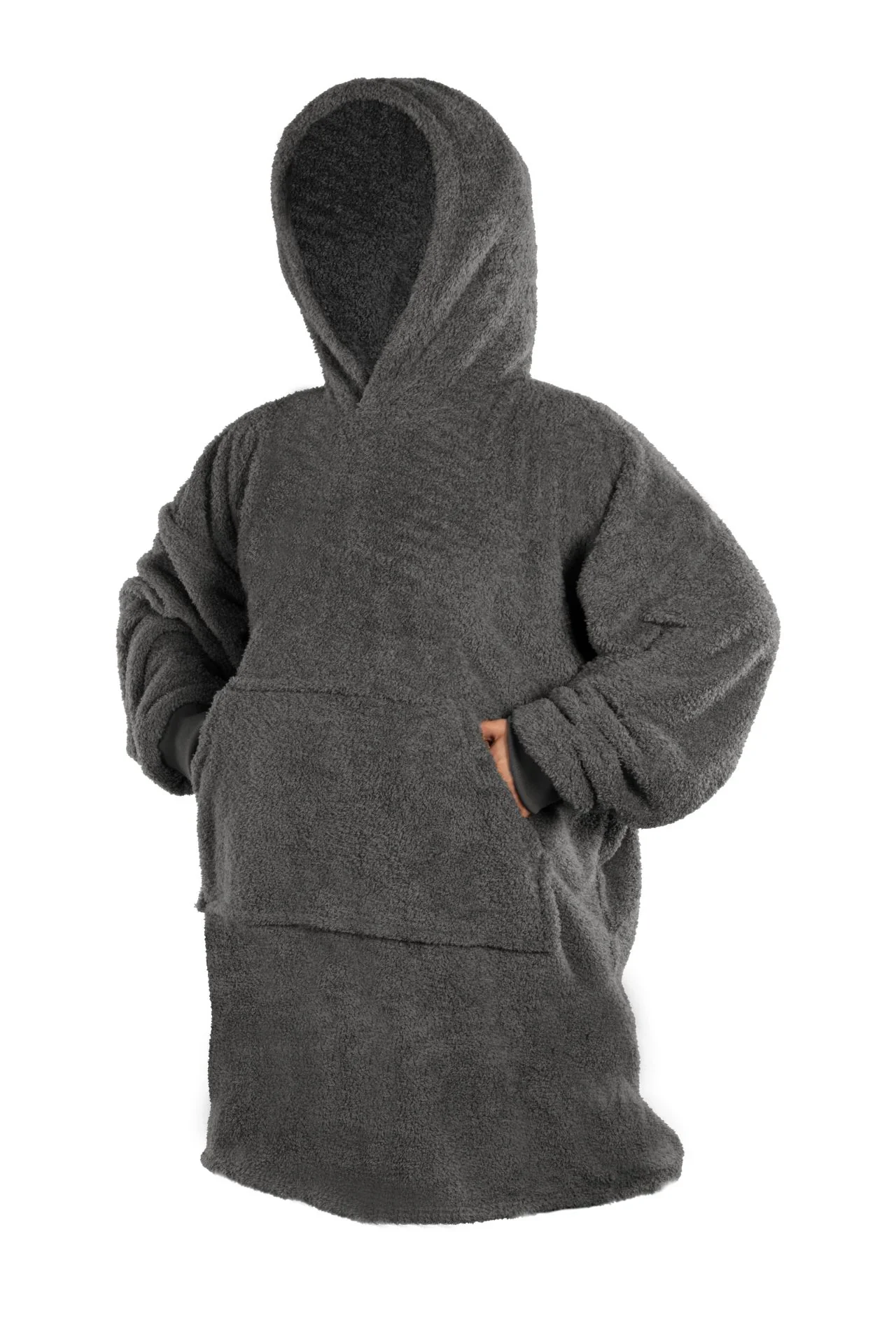 Sweat à capuche COCOON 100x70cm -
gris