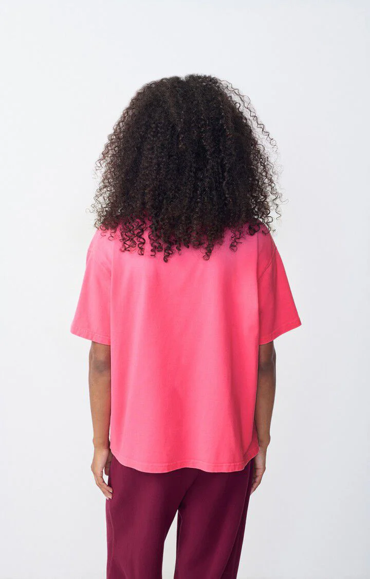 T-SHIRT FEMME FIZVALLEY I ROSE FLUO - Image 2