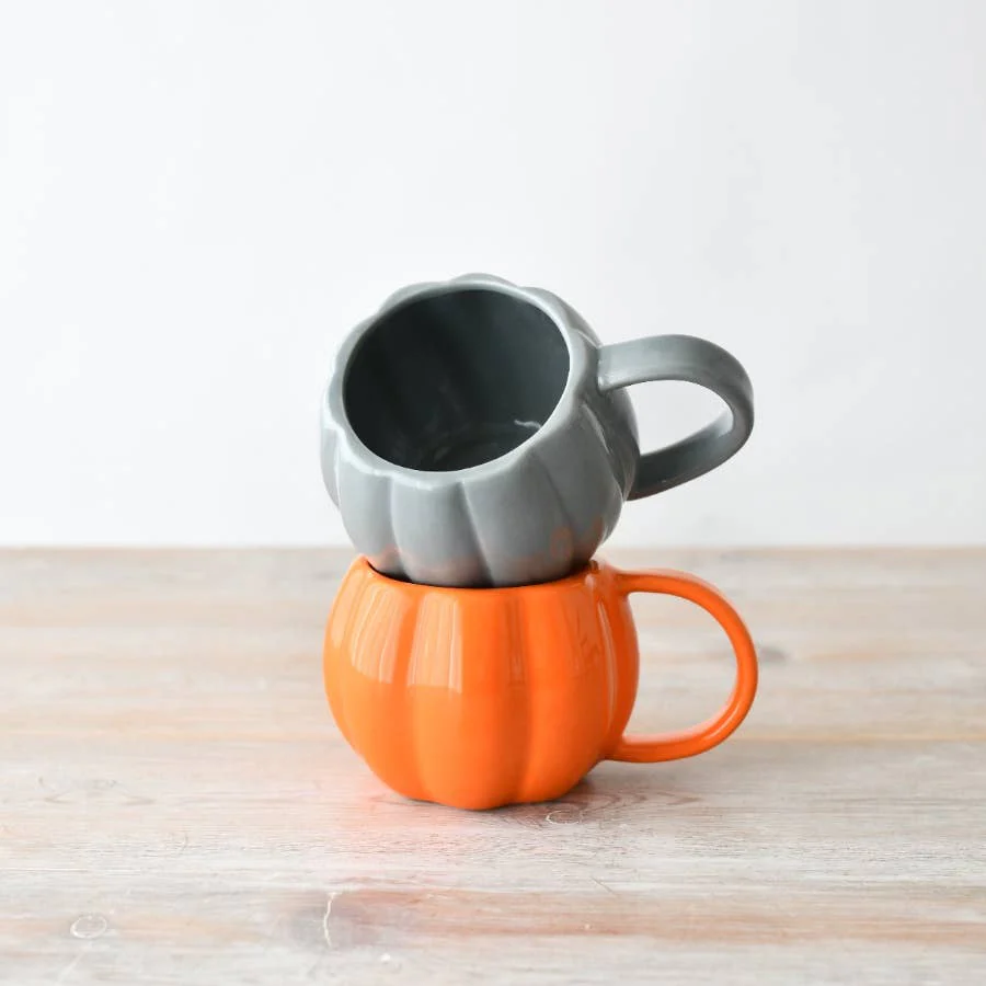 Tasse à la citrouille orange, 14,5 cm - Image 3