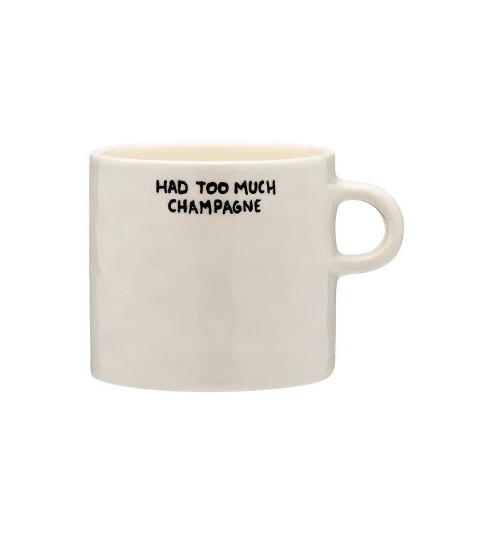 Too Much Champagne Mug Anna