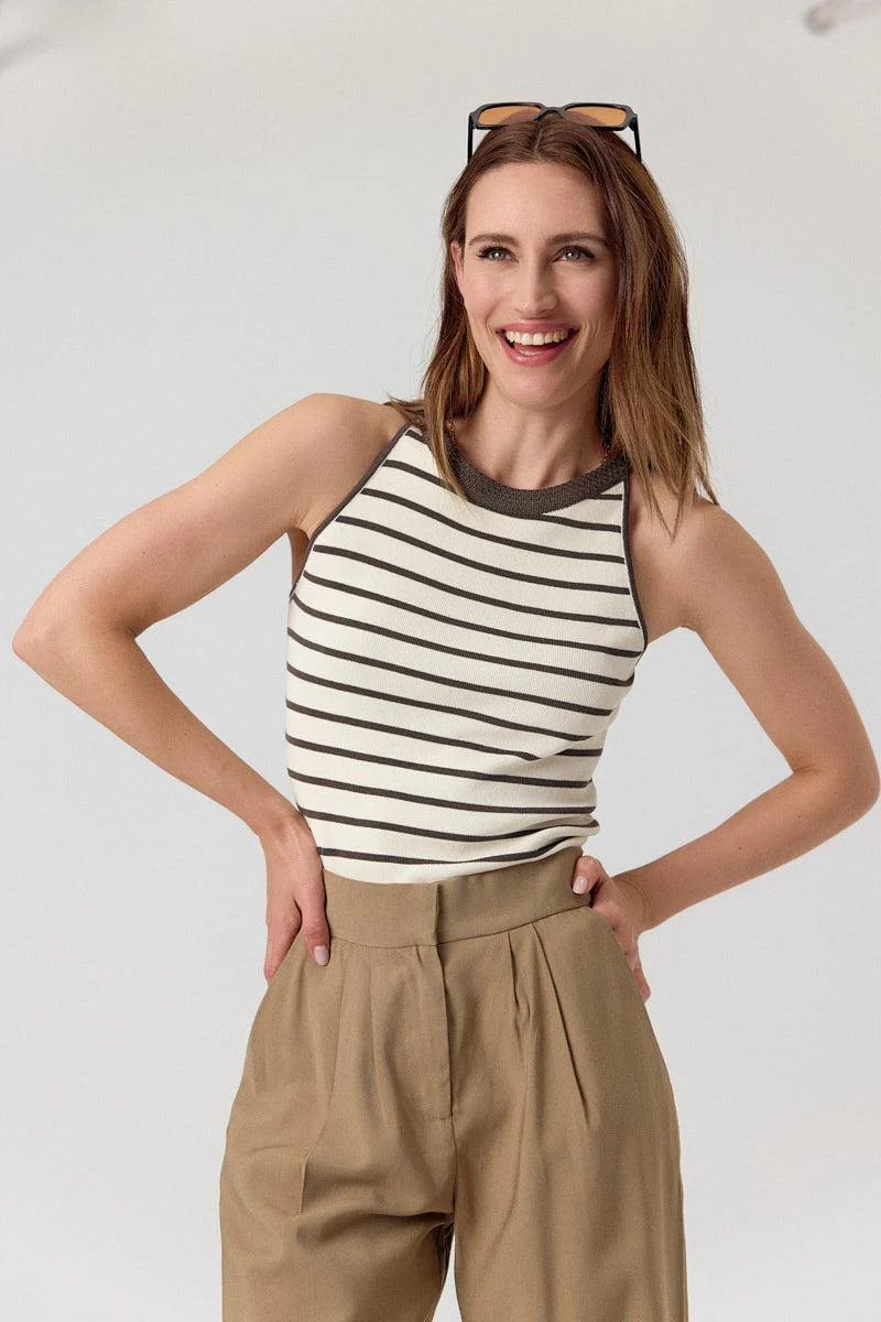 TOP ANISSIA KHAKI