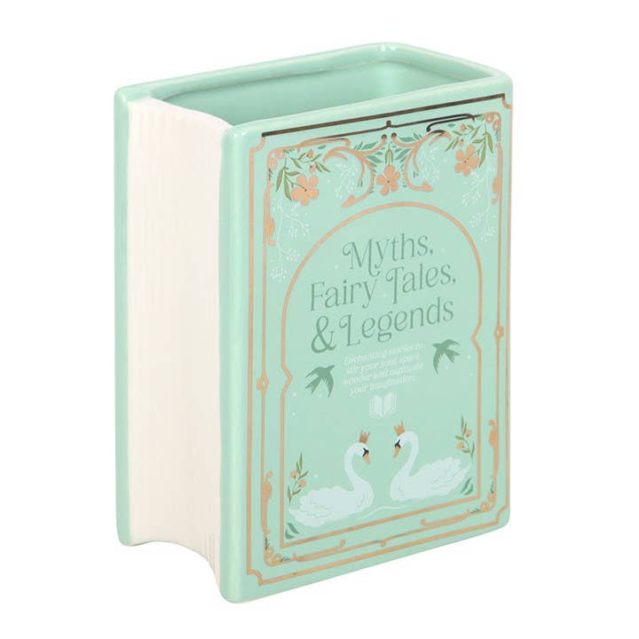 Vase en forme de livre vert - Image 3